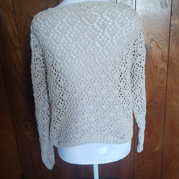 Jessica Simpson XS knitted top cream color - Picture 2 of 6